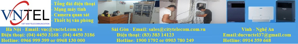Tong dai dien thoai, VNCTEL lắp đặt tổng đài điện thoại