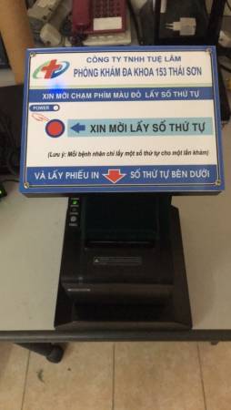 VNC hoàn thiện sản xuất, cung cấp máy in số thứ tự dạng để bàn VNC PR1 cho PKĐK 153 - Thái Sơn - TP Tuyên Quang