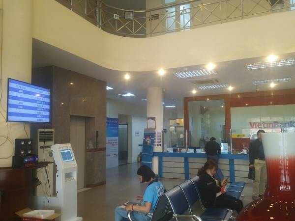 VNC hoàn thành sản xuất, lắp đặt hệ thống xếp hàng tự động tại CN Vietinbank Đông Anh