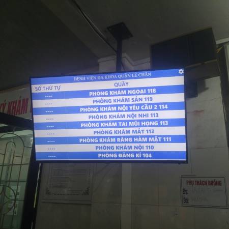 VNC hoàn thiện hệ thống xếp hàng tự động sử dụng phần mềm VNC QMS SOFT tại bệnh viện Lê Chân - Hải Phòng