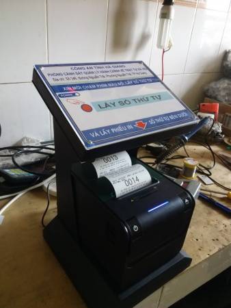 VNC hoàn thiện sản xuất máy in số thứ tự VNCPR1 cho phòng cảnh sát quản lý hành chính về trật tự xã hội - công an Hà Giang