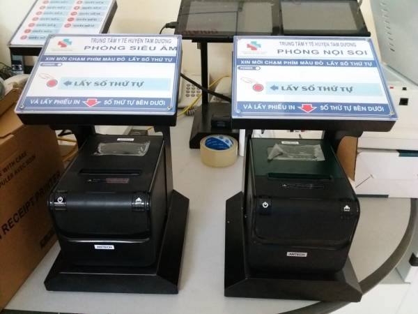 VNC hoàn thiện sản xuất hệ thống xếp hàng tự động cho phòng nội soi, phòng siêu âm - bệnh viện Tam Dương