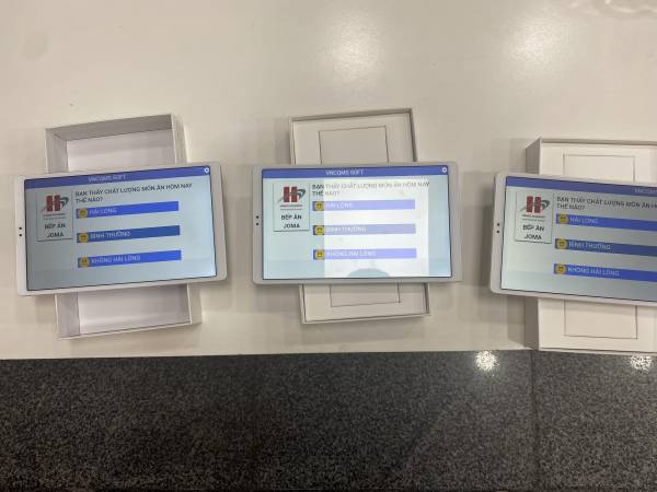 VNC QMS SOFT hoàn thiện sản xuất cung cấp lắp đặt hệ thống đánh giá mức độ hài lòng tại trường Hà Nội ACADEMY