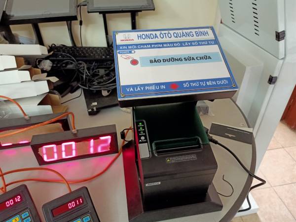 VNC hoàn thiện sản xuất, cung cấp hệ thống xếp hàng tự động tại HONDA Ô TÔ Đồng Hới - Quảng Bình