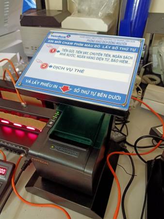 VNC hoàn thiện sản xuất hệ thống xếp hàng tự động cho CN Vietinbank Tiên Sơn - PGD Đồng Nguyên - Bắc Ninh