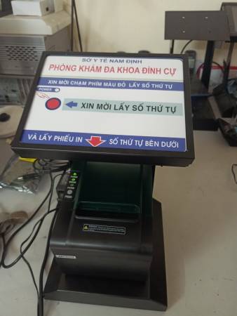 VNC hoàn thiện sản xuất máy in số thứ tự VNC PR1 cho PKĐK Đình Cự Nam Trực - Nam Định