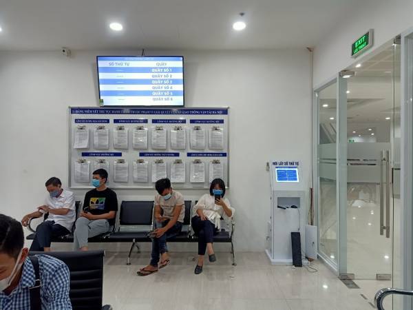 VNC QMS SOFT sản xuất, cung cấp lắp đặt hệ thống xếp hàng tự động tại sở giao thông Hà Nội