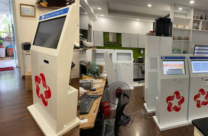 VNC QMS SOFT hoàn thiện sản xuất, cung cấp hệ thống xếp hàng tự động tại bộ phận một cửa UBND xã Tây Phương - Hà Nội